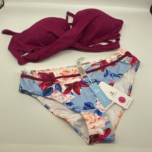 Cupshe Bikini size Large. New with Tags